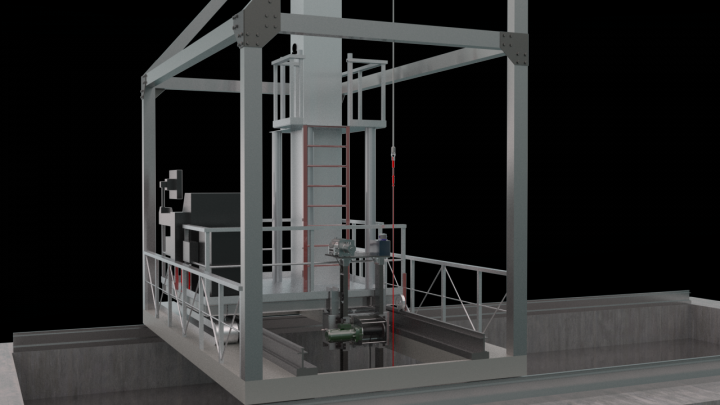 Машина для перегрузки ядерного топлива
