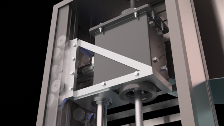 Блок подачи вертикального трубогиба