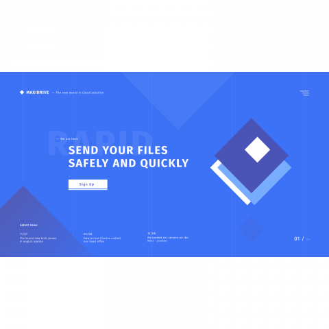 Прототип для сайта с IT-сервисами