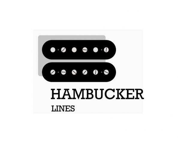 Пример стильного логотипа / черно-белый