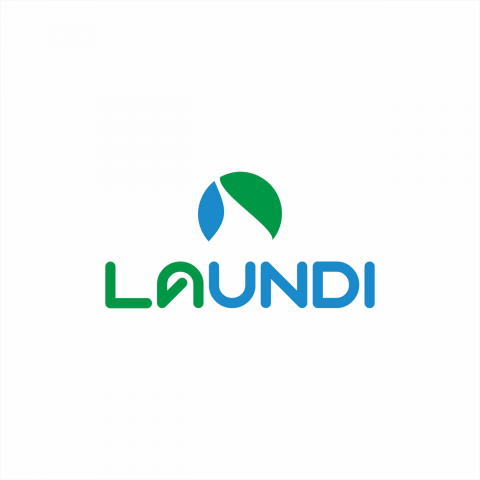 Логотип для сети химчисток "LAUNDI" (редизайн)