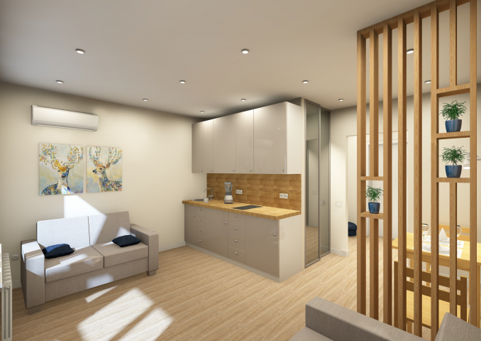 Дизайн-проект квартиры ЖК Резиденция "Высокий Берег", г. Анапа