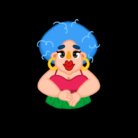 Animated sticker.