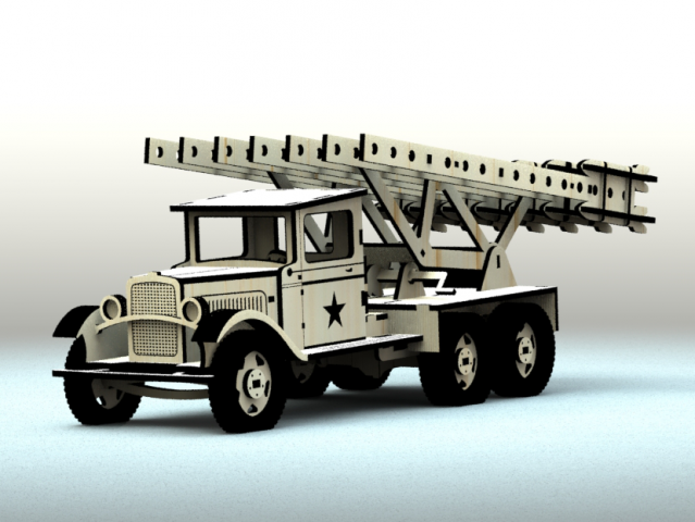 3D пазл  "Катюша"