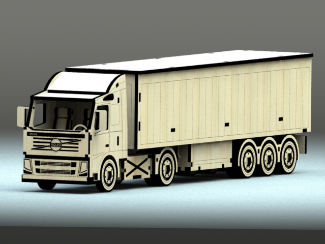 3D пазл автомобиль Вольво