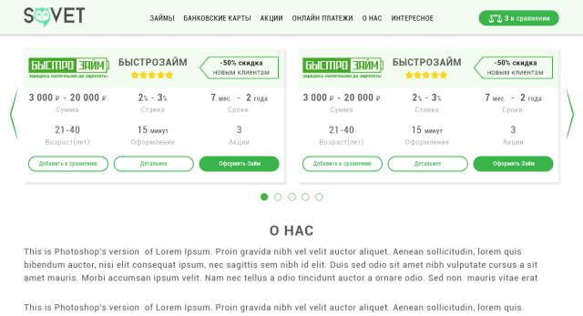 рейтинг кредиторов sovet.ua