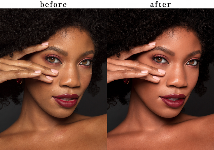 High-End ретушь портрета