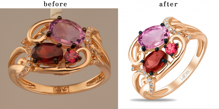 Ретушь ювелирного изделия