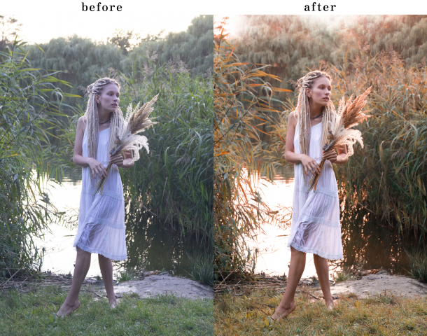 Ретушь и цветокоррекция портрета