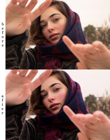 Ретушь портрета