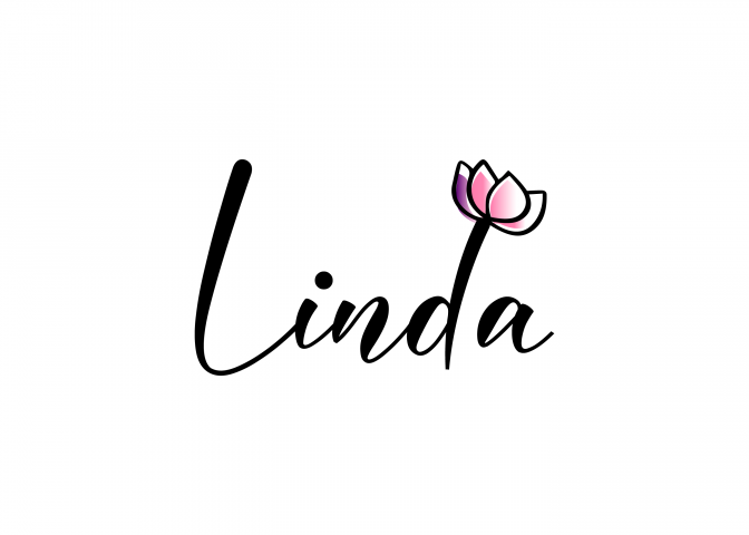 Логотип косметической продукции "Linda"