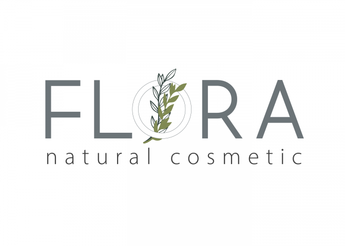 Логотип "Flora-natural cosmetic"