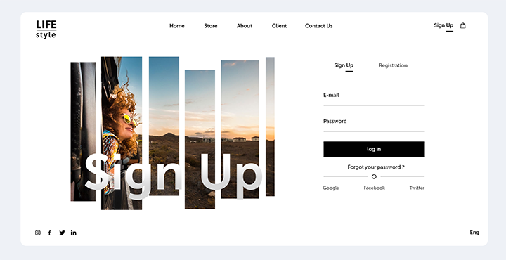Sign up