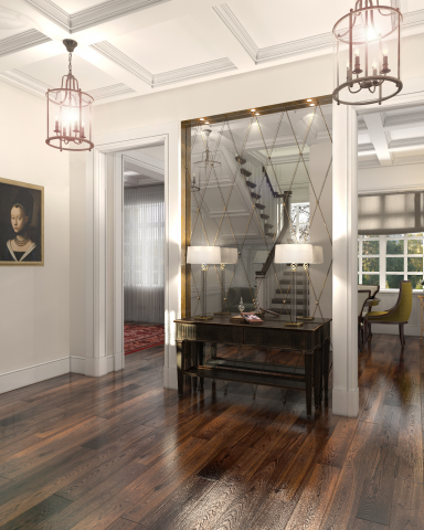 Project of Interiors at Private House (Moscow region)/ Таунхаус