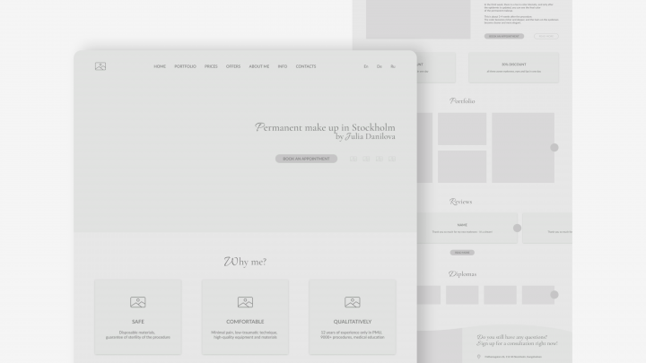 Прототип для лендинга