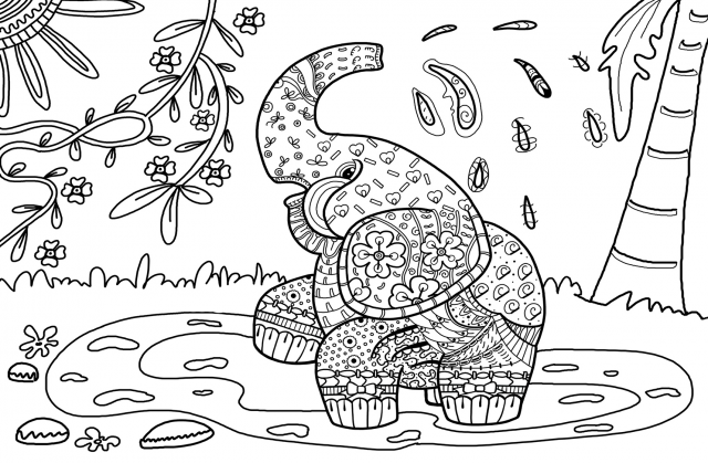 Дудлраскраска для детей.