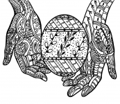 дудл-раскраска