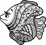 камбала(дудлраскраска)