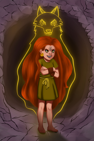 Отрисовка персонажа из мультфильма в моем стиле