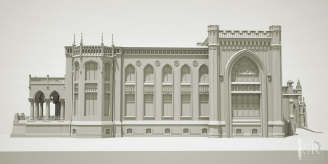 3d модель  особняка Морозовых