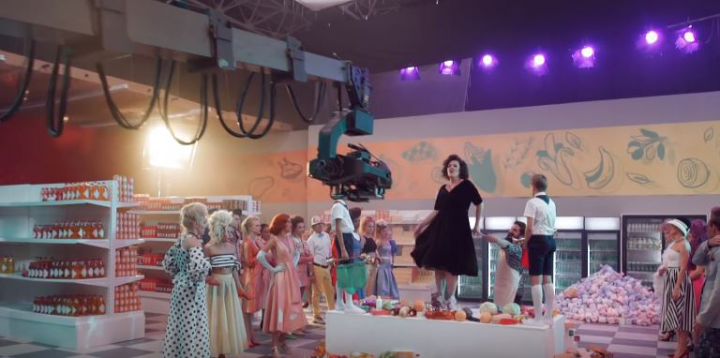 Монтаж Backstage со съемок клипа