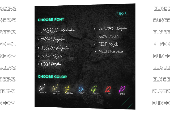 Карточка для клиента | Неоновые вывески