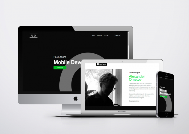 Landing Page - JS Mobile App