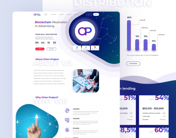 Лендинг Криптовалюта