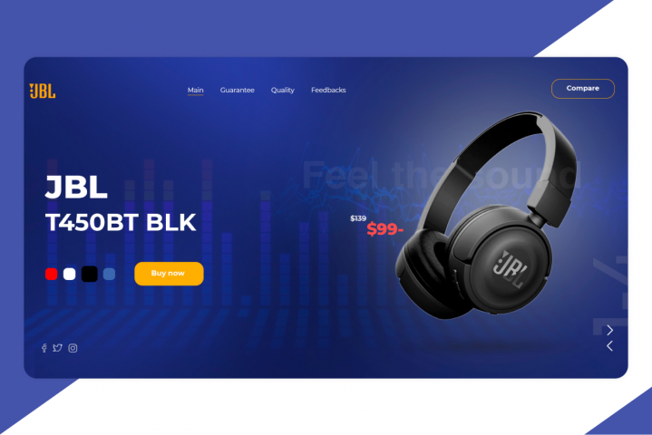 JBL наушники промо