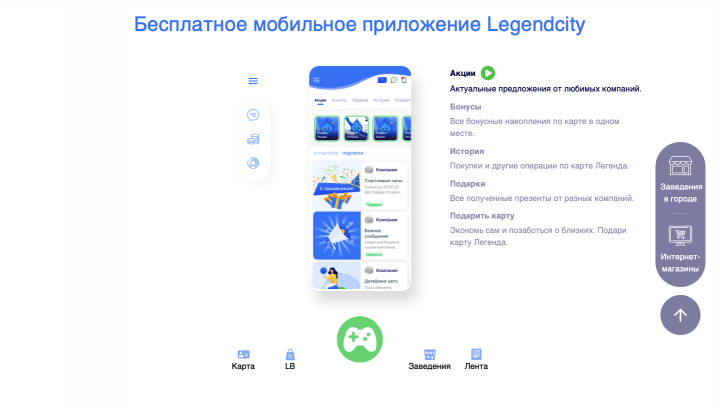 Сайт программы лояльности