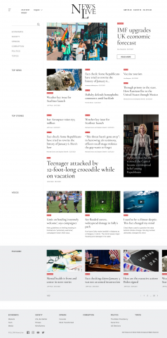 News Live - news website