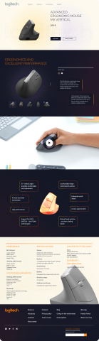 Computer mouse landing page