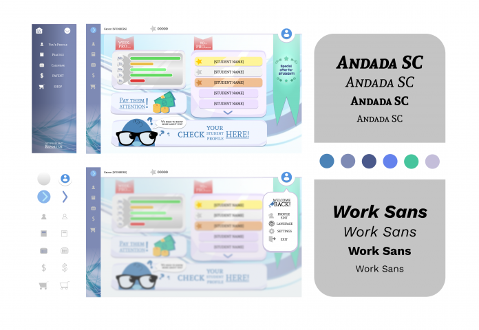 Дизайн сайта "Детский учебный уголок"