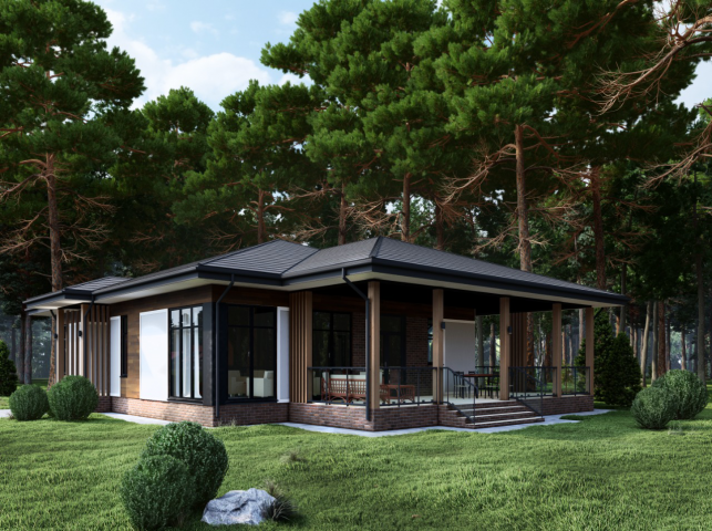 Индивидуальный жилой дом по канадской технологии