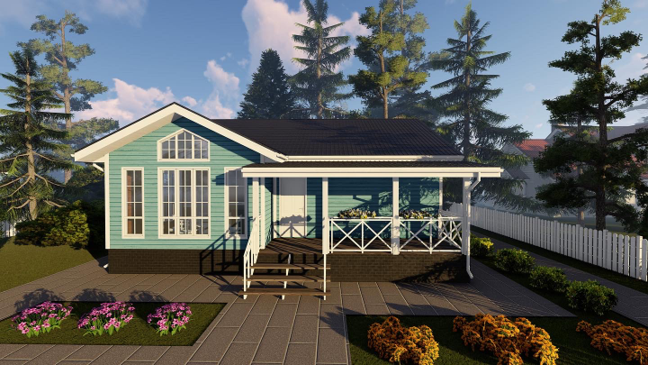 100м2 в Питере по каркасной технологии