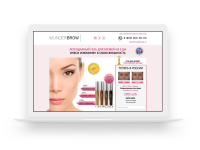 Лендинг по продаже косметики