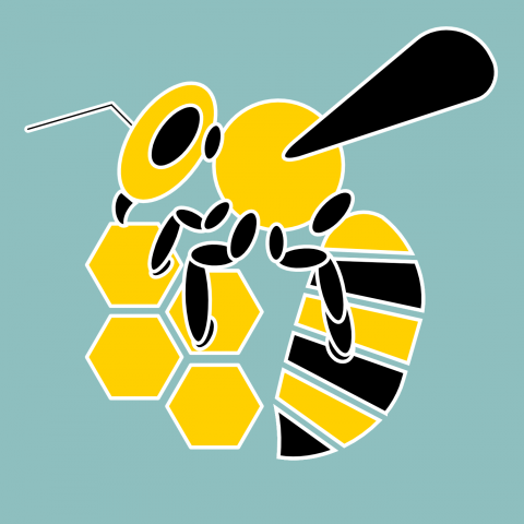 Пчела и соты