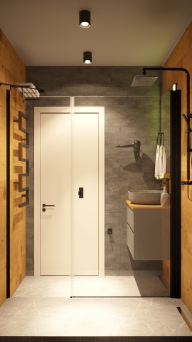 Дизайн душевой зоны