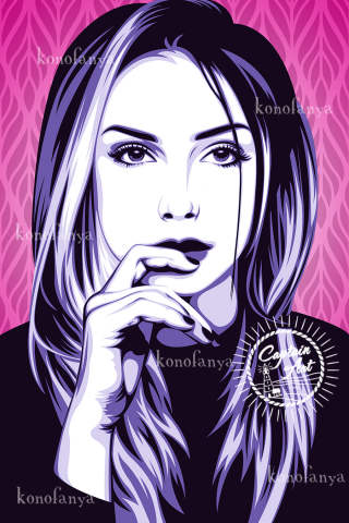 Поп-арт портрет