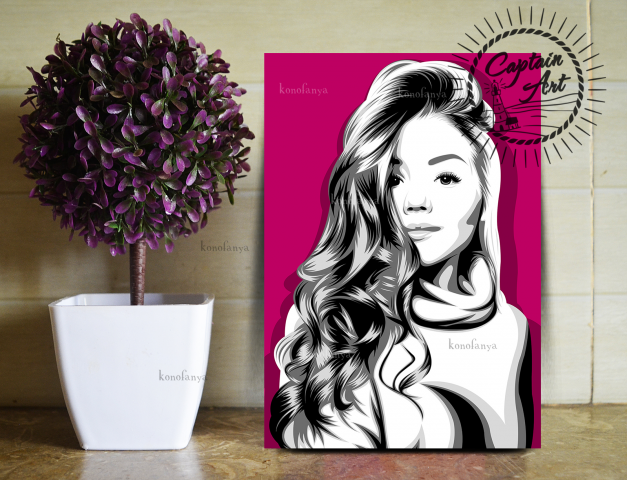 Поп-арт портрет