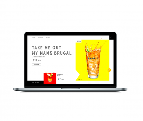 Take me out my name Brugal.