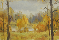 пейзаж. масло.