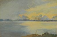 пейзаж. масло.