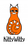 Логотип для питомника "KittyWitty"