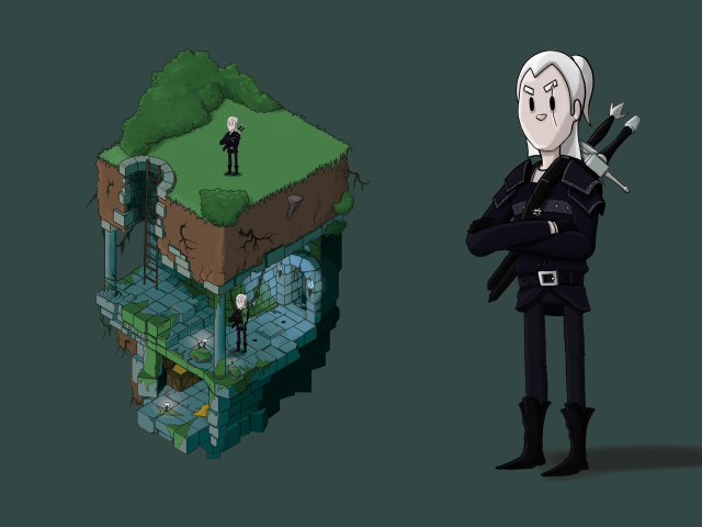 концепт уровня в изометрии