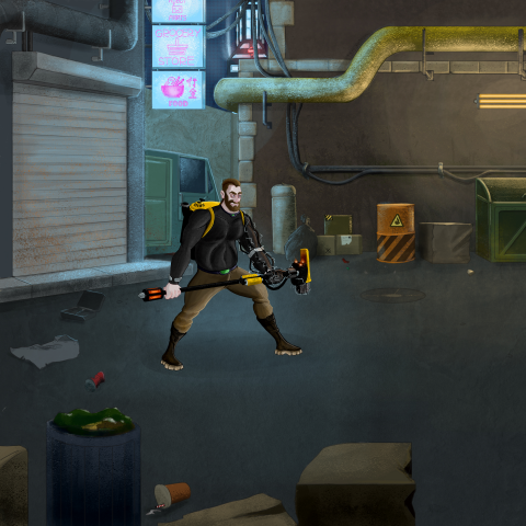 персонаж для игры и уровень