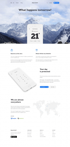 Вёрстка для дз WayUp с использованием Bootstrap