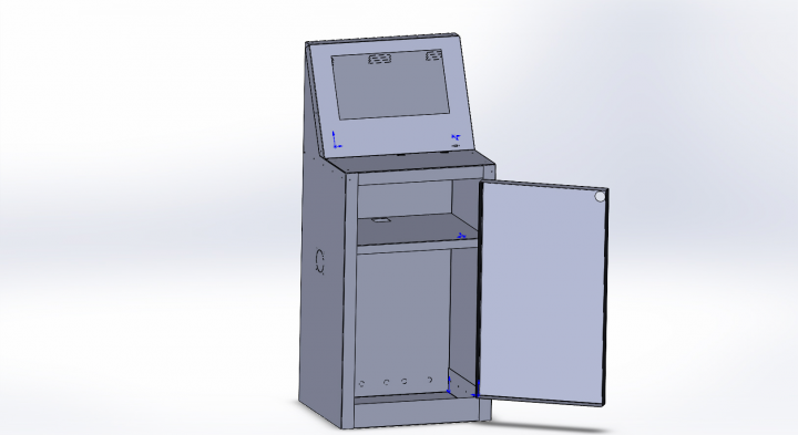 Разработка стойки оператора для стола ЧПУ
