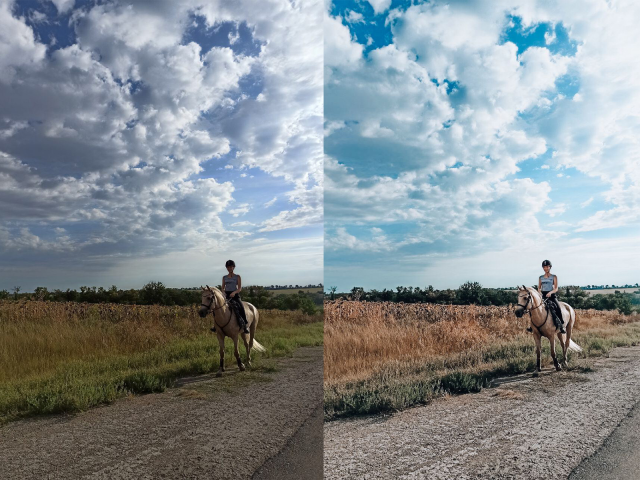 Цветокоррекция мобильного фото для инстаграма