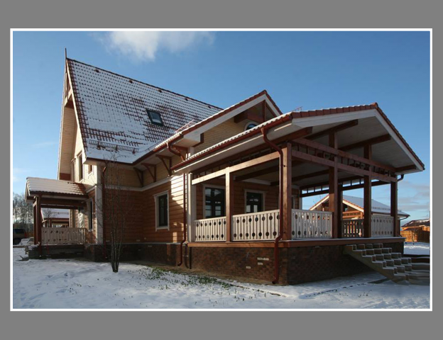 Частный дом из бруса - проект реализован